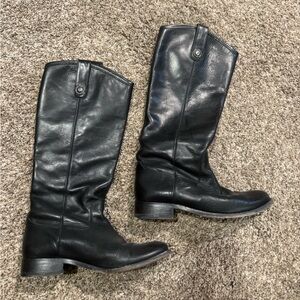 Frye Black Melissa Leather Boots